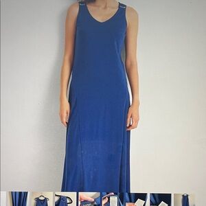 Ralph Lauren Royal Blue Maxi Dress
